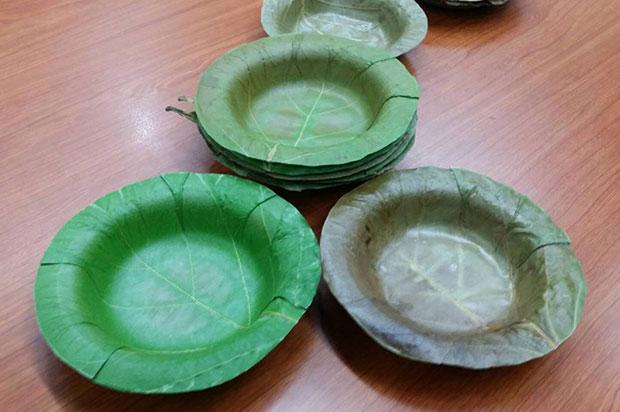 leaf dinnerware