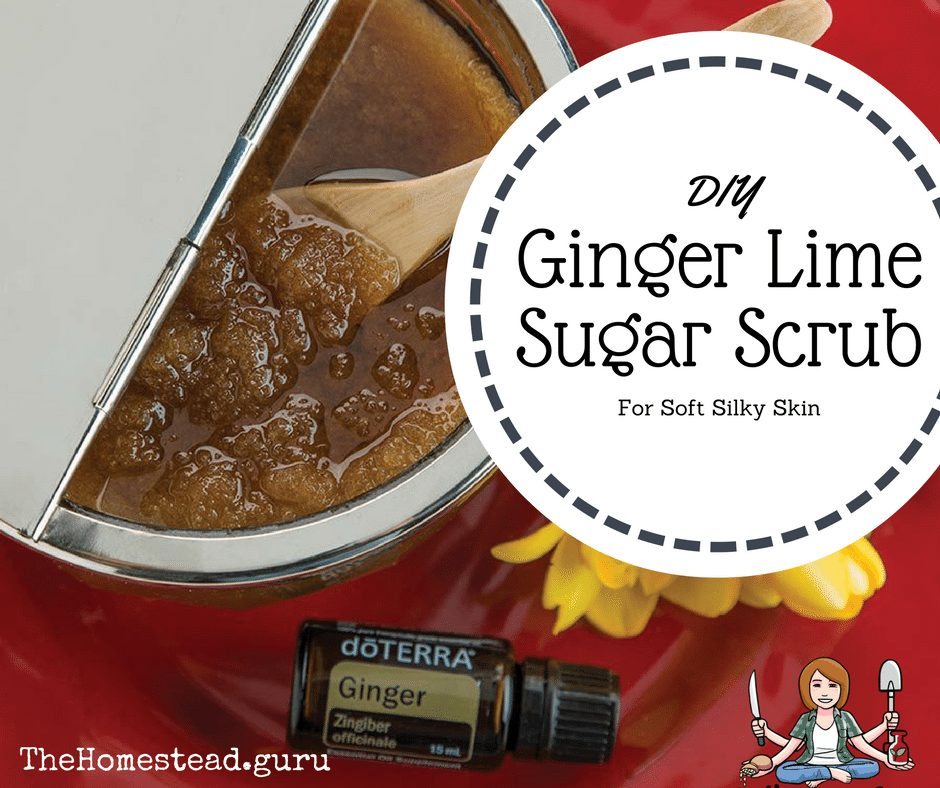 DIY Ginger Lime Sugar Scrub for Glowing Skin DIY Ginger Lime Sugar Scrub for Glowing Skin
