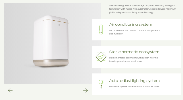 Seedo Homelab Automatic Marijuana Growing Machine