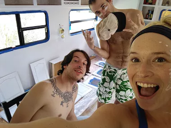 RV Overhaul, Tackling the Walls: Paint, Backsplash + Decorating